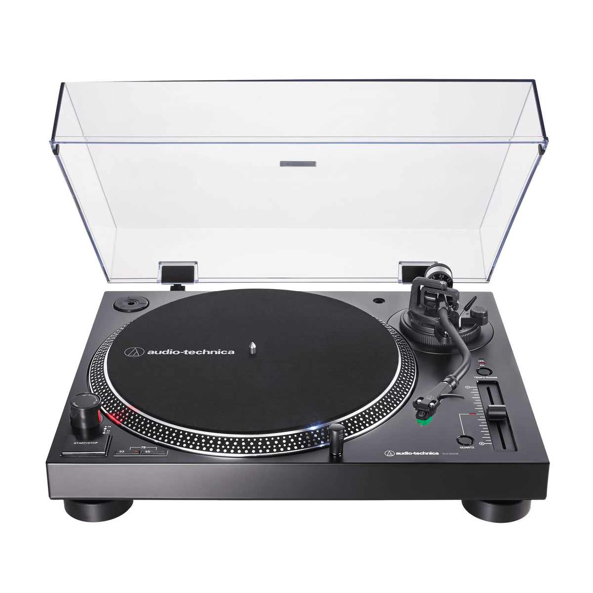 Audio-Technica AT-LP120XUSB-BK Direct-Drive Turntable (Analog & USB), Fully Manual, Hi-Fi, 3 Speed, Convert Vinyl to Digital, Anti-Skate and Variable