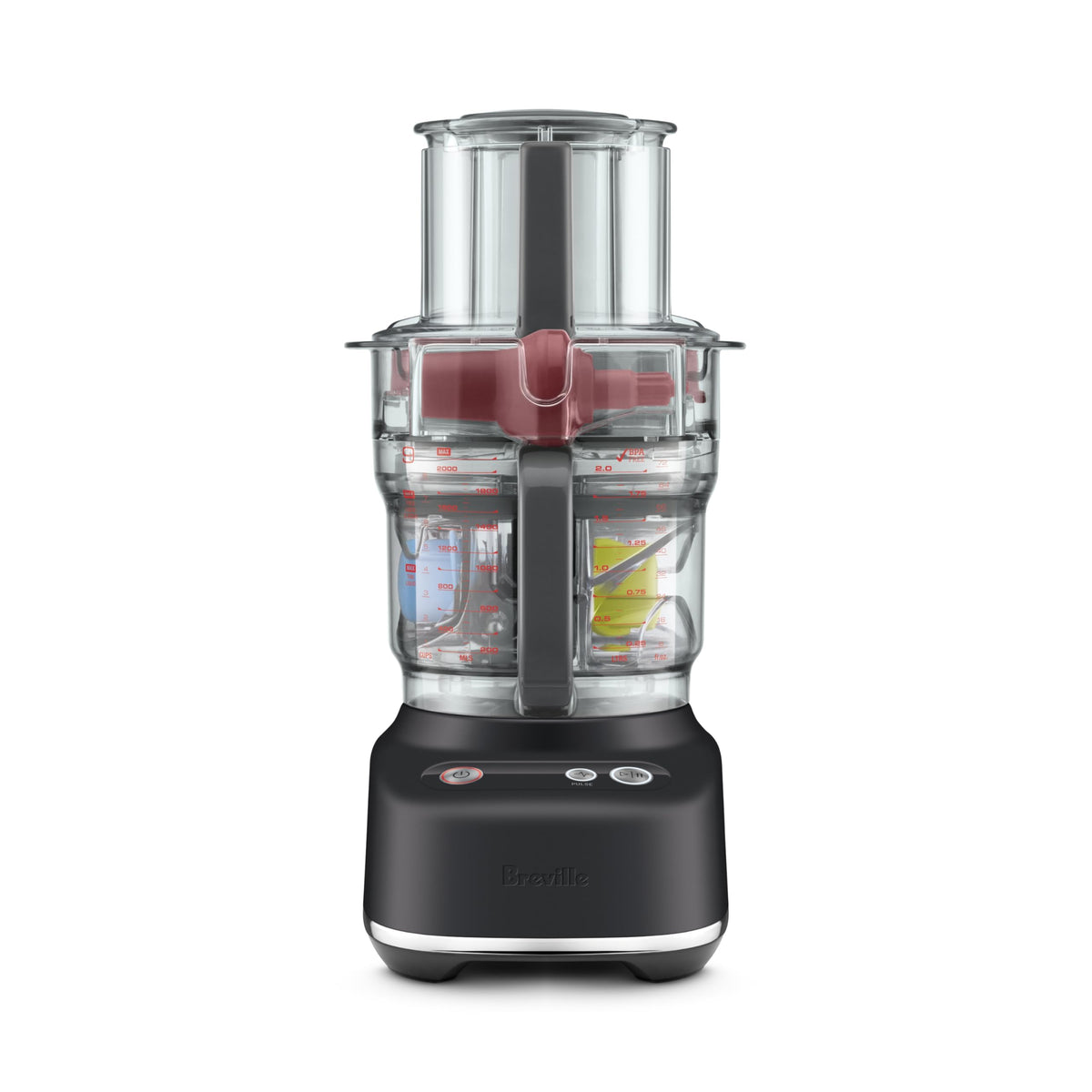 Breville BFP638 Paradice 9 Cup Food Processor and Dicer, Small, Black Truffle