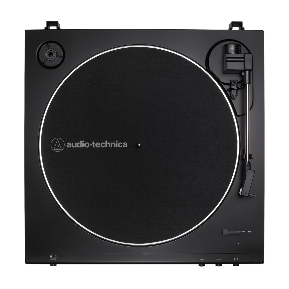 Audio-Technica AT-LP60X-BK Fully Automatic Belt-Drive Stereo Turntable, Black, Hi-Fi, 2 Speed, Dust Cover, Anti-Resonance, Die-Cast Aluminum Platter