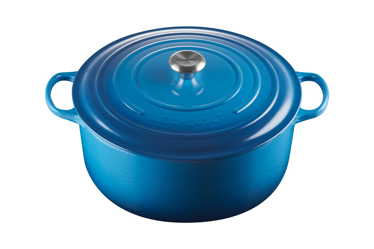 Le Creuset Enameled Cast Iron Signature Round Dutch Oven, 7.25 qt., Licorice