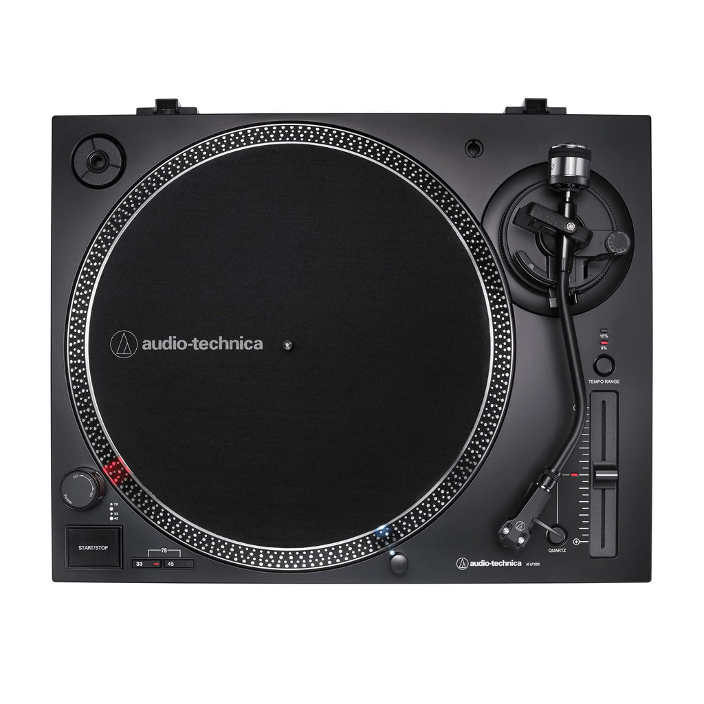 Audio-Technica AT-LP120XUSB-BK Direct-Drive Turntable (Analog & USB), Fully Manual, Hi-Fi, 3 Speed, Convert Vinyl to Digital, Anti-Skate and Variable