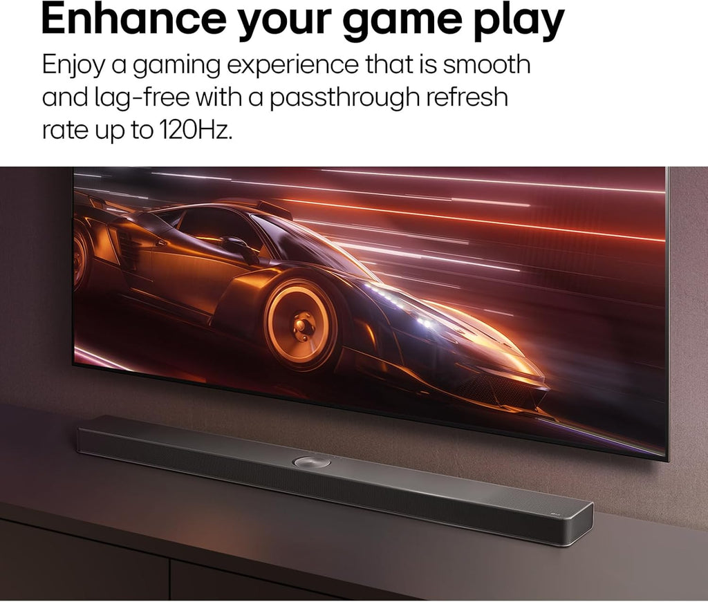 LG S70TY 3.1.1-Channel QNED TV Matching Soundbar, Dolby Atmos, Wow Orchestra, Rear Speaker Ready, Wireless Subwoofer (2024 Model)
