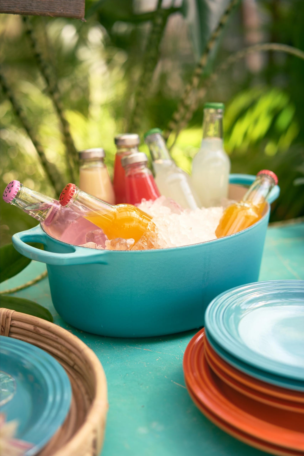Le Creuset Enameled Cast Iron Signature Oval Dutch Oven, 8 qt., Cerise