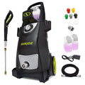 Sun Joe SPX3000-XT1 XTREAM 2,500 PSI Pressure Washer with 14.9A Motor, Includes 4 Quick-Connect Nozzles, High-Pressure Hose, Garden Hose Adapter, and
