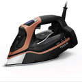 Rowenta Iron for Clothes, High Pressure Steamer Iron with Boiler System, 400 Steam Holes, Vertical Steaming, 37oz Tank, Stainless Steel Soleplate