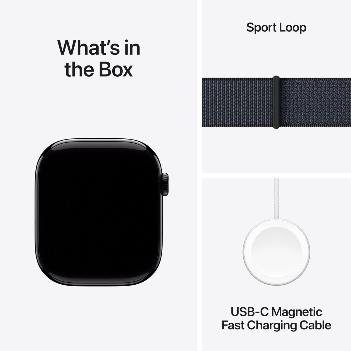 Apple Watch Series 10 [GPS 46mm case] Smartwatch with Jet Black Aluminum Case with Black Sport Band - M/L. Fitness Tracker, ECG App, Always-On Retina
