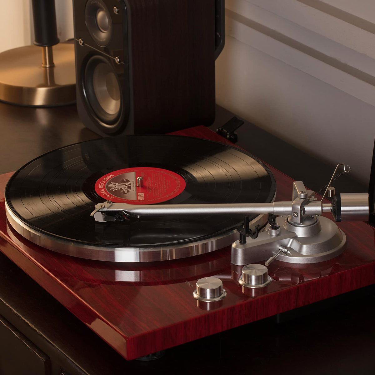 1 by ONE Belt Drive Turntable with Bluetooth Connectivity, Built-in Phono Pre-amp, USB Digital Output Vinyl Stereo Record Player with Magnetic