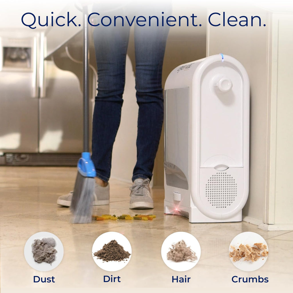 EyeVac Pro Touchless Vacuum Automatic Dustpan - Ultra Fast & Powerful - Great for Sweeping Salon Pet Hair Food Dirt Kitchen, Corded Canister Vacuum
