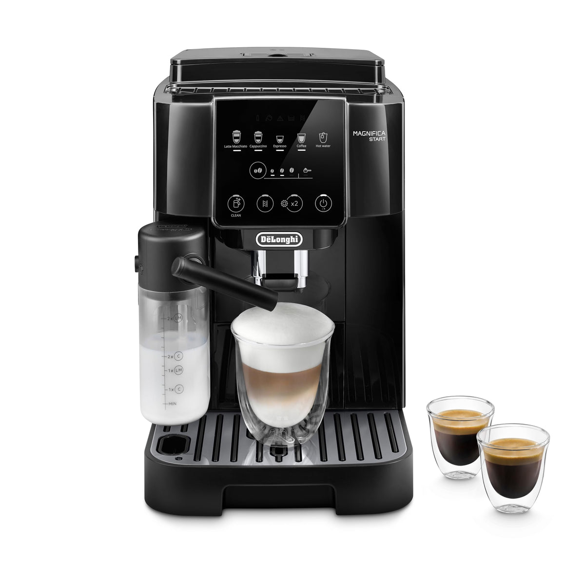 De'Longhi Magnifica Evo Automatic Espresso & Coffee Machine with Auto Milk Frother, Built-in Grinder & Auto-Clean Function - For Latte, Cappuccino