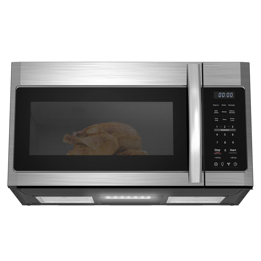 BLACK+DECKER EM044KB19 Over The Range Microwave Oven with One Touch, 1000 Watts, 400 CFM and Auto Cooking, OTR 1.9 Cu.ft