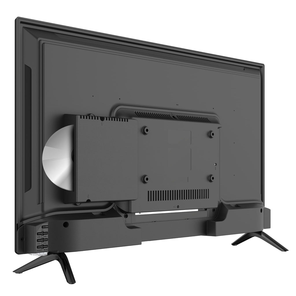 Supersonic SC-1926DVD 19-inch LED Smart HDTV w/DVD Player, 3X HDMI, 1080p, WiFi, USB, AC/DC Compatible for Home, Kitchen, or RV Camper, DC Car Cord