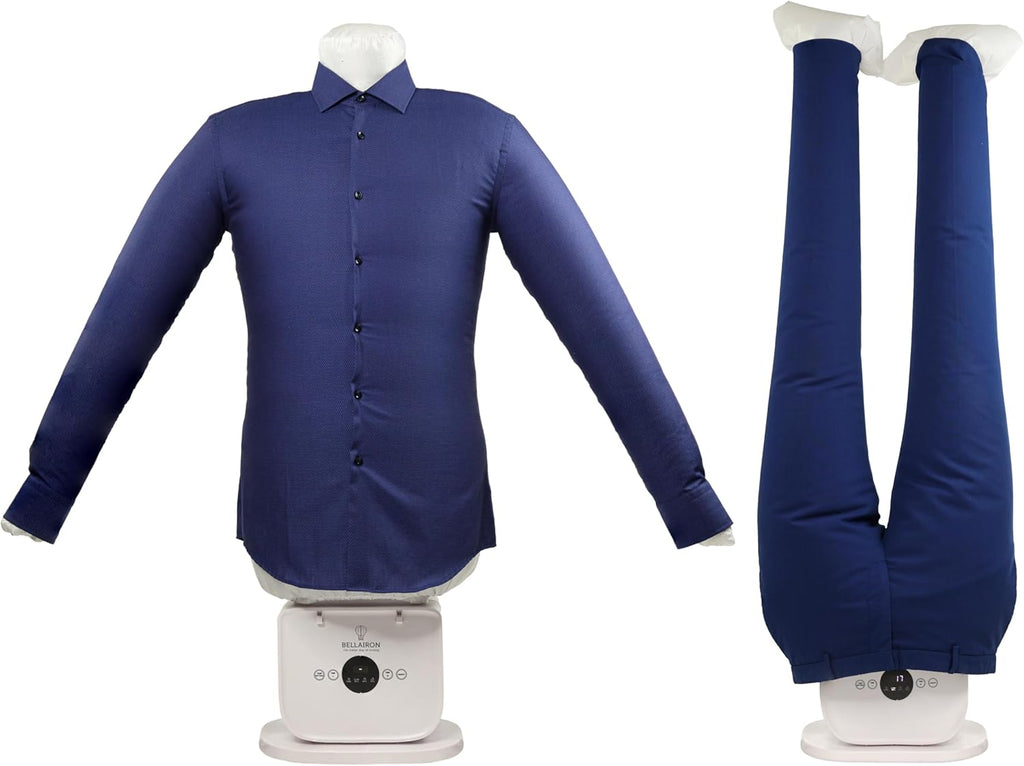 Automatic Hot Air Dryer & Iron C Clothes Dryer and Hands Free Wrinkle Remover for Shirts & Pants-Gentle on All Fabrics - Apartment & Dorm Room