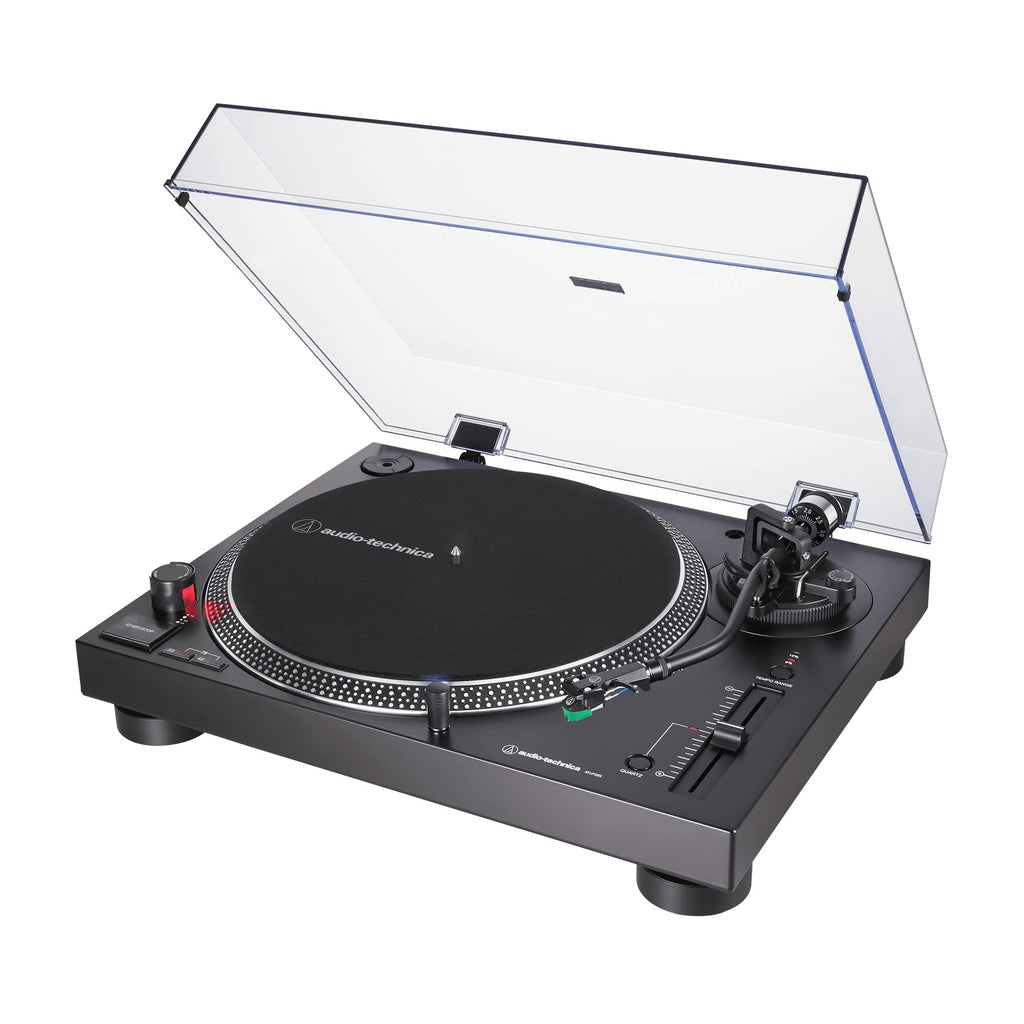 Audio-Technica AT-LP120XUSB-BK Direct-Drive Turntable (Analog & USB), Fully Manual, Hi-Fi, 3 Speed, Convert Vinyl to Digital, Anti-Skate and Variable