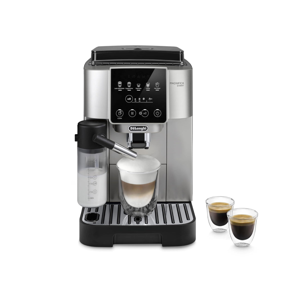 De'Longhi Magnifica Evo Automatic Espresso & Coffee Machine with Auto Milk Frother, Built-in Grinder & Auto-Clean Function - For Latte, Cappuccino