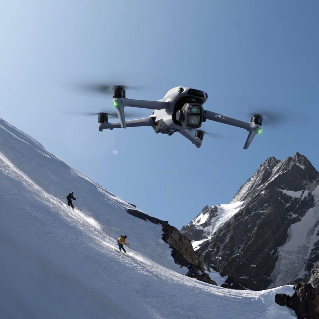 DJI Air 3S Fly More Combo (RC-N3), Drone with 1" CMOS Wide-Angle & Medium Tele Camera, 4K/60fps HDR Video, Nightscape Omnidirectional Obstacle