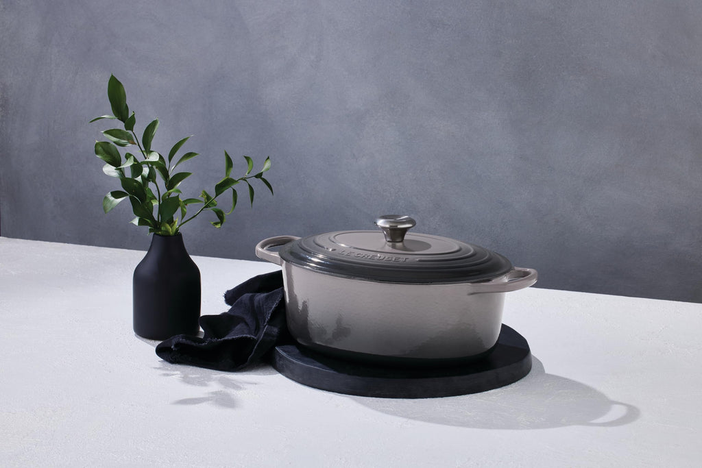 Le Creuset Enameled Cast Iron Signature Oval Dutch Oven, 8 qt., Cerise