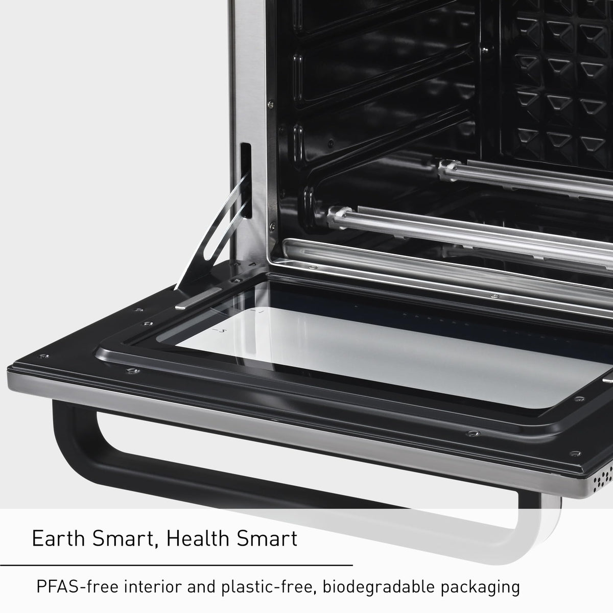 Panasonic FlashXpress Toaster Oven Countertop, 4-Slice Compact Size with Double Infrared Heating, 6 Auto Cook Options and Precise Temperature Control