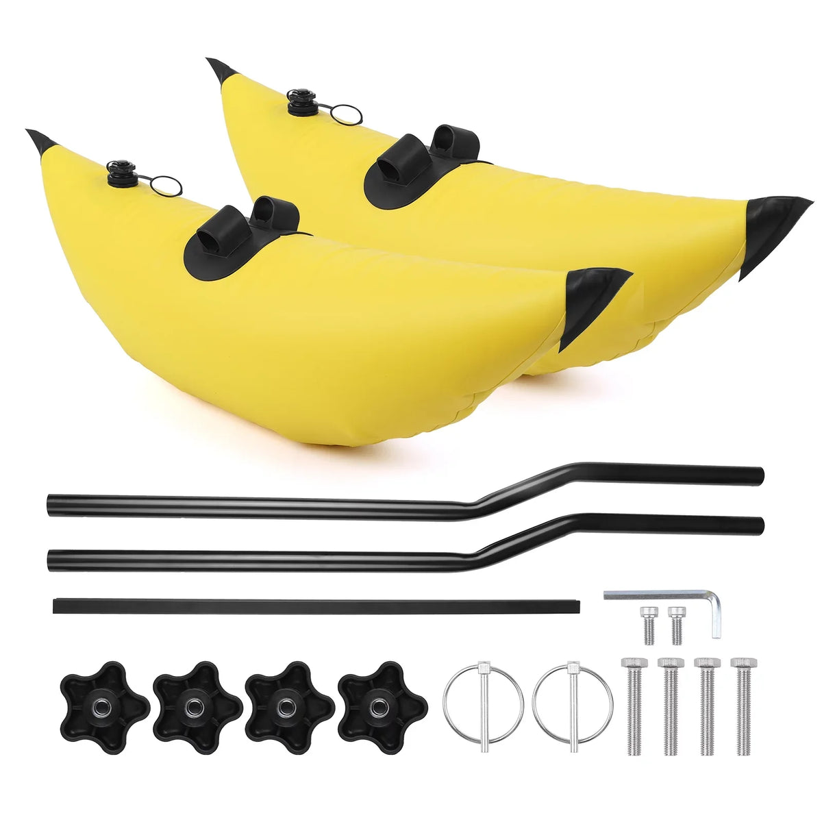 Float Kayak Standing PVC Stabilizer Arms Kayak System with Rod Outrigger walmeck Boat Fishing Kit Float Inflatable Sidekick