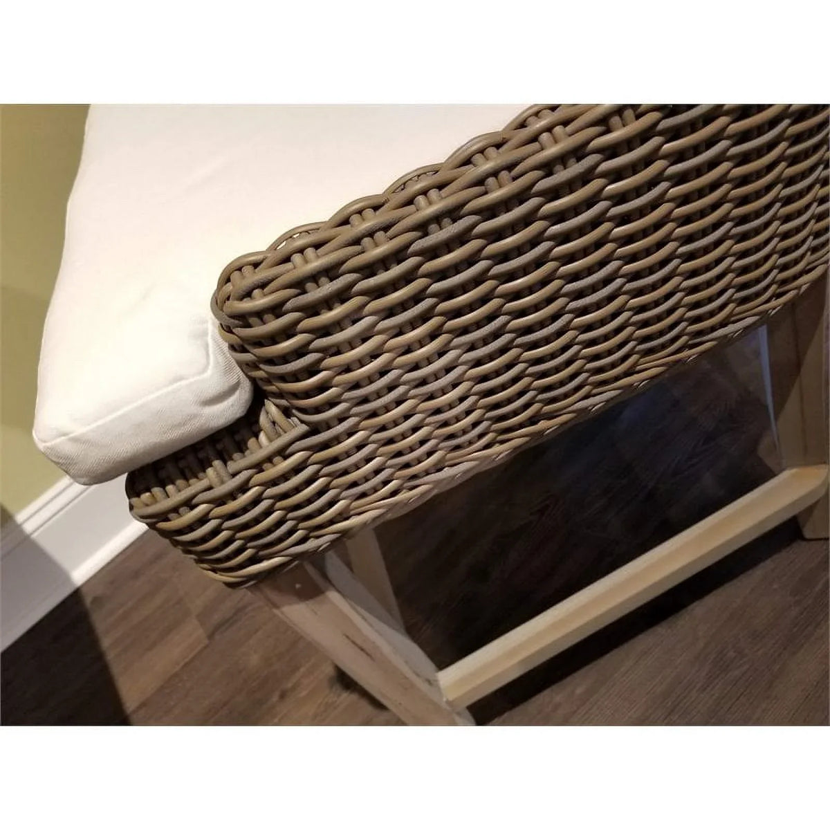 Wicker Kubu Plantation Gray in Patio Alfresco Counterstool Padma's