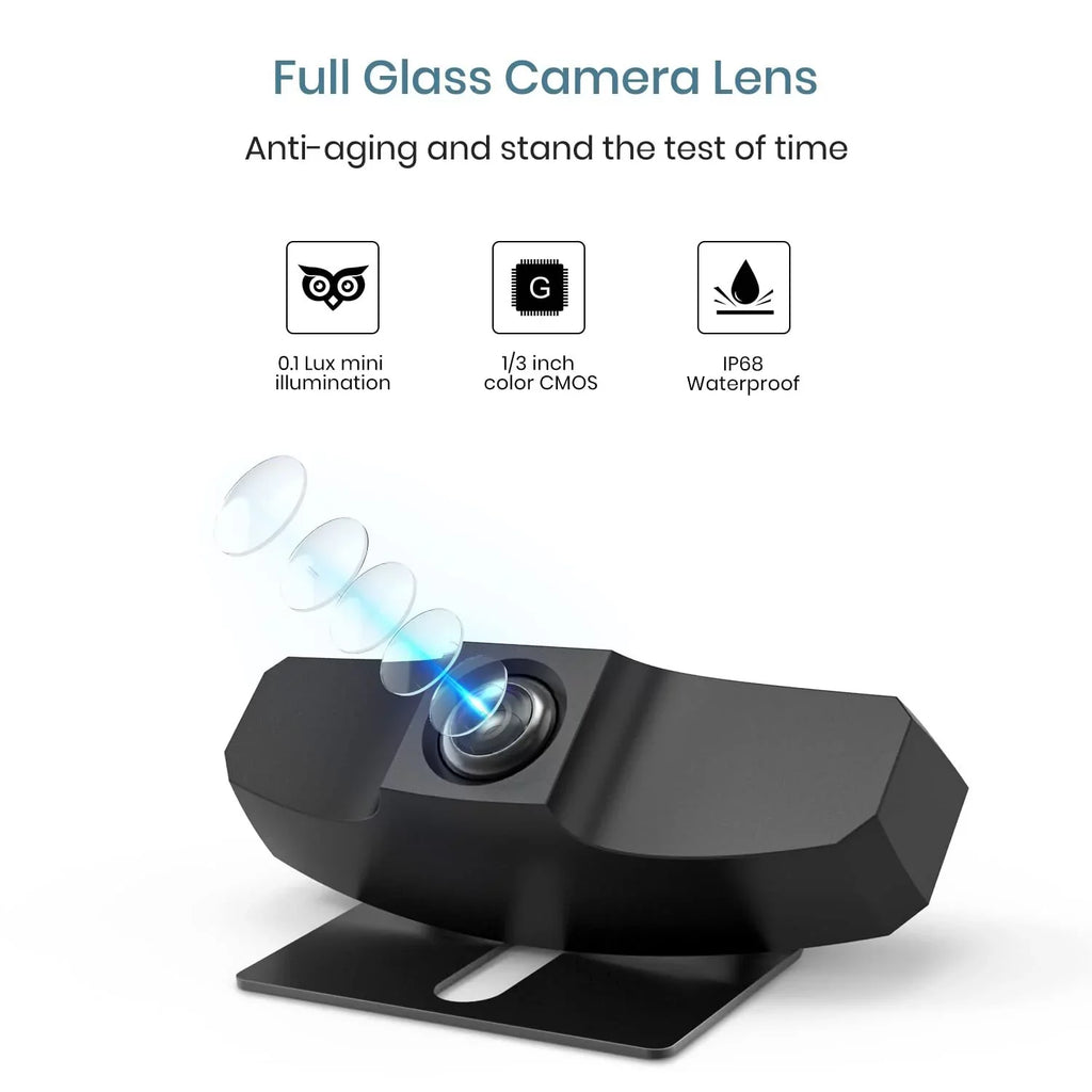 Rear Observation Back Camera Solar Trailer,Pickup,Van Trucks, fit Hitch for Trailer View Digital Reverse Camera Highway Backup Camera Wireless Up for System Wireless