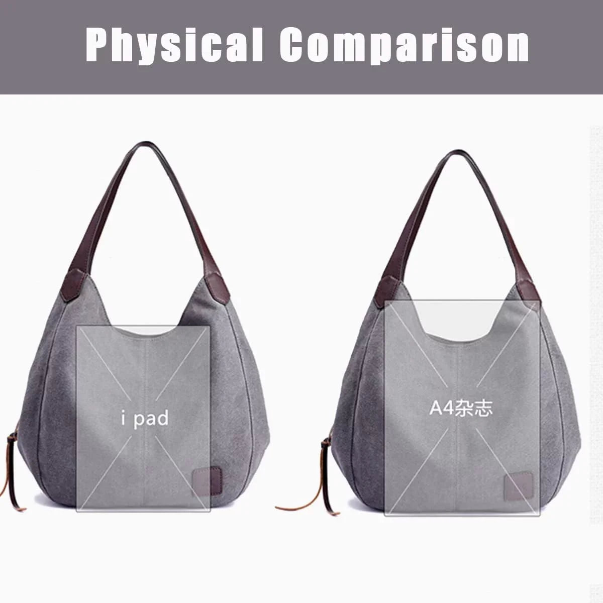 Purses Purse Handbags Totes Hobo Canvas Women Pocket Bags Multi Shoulder