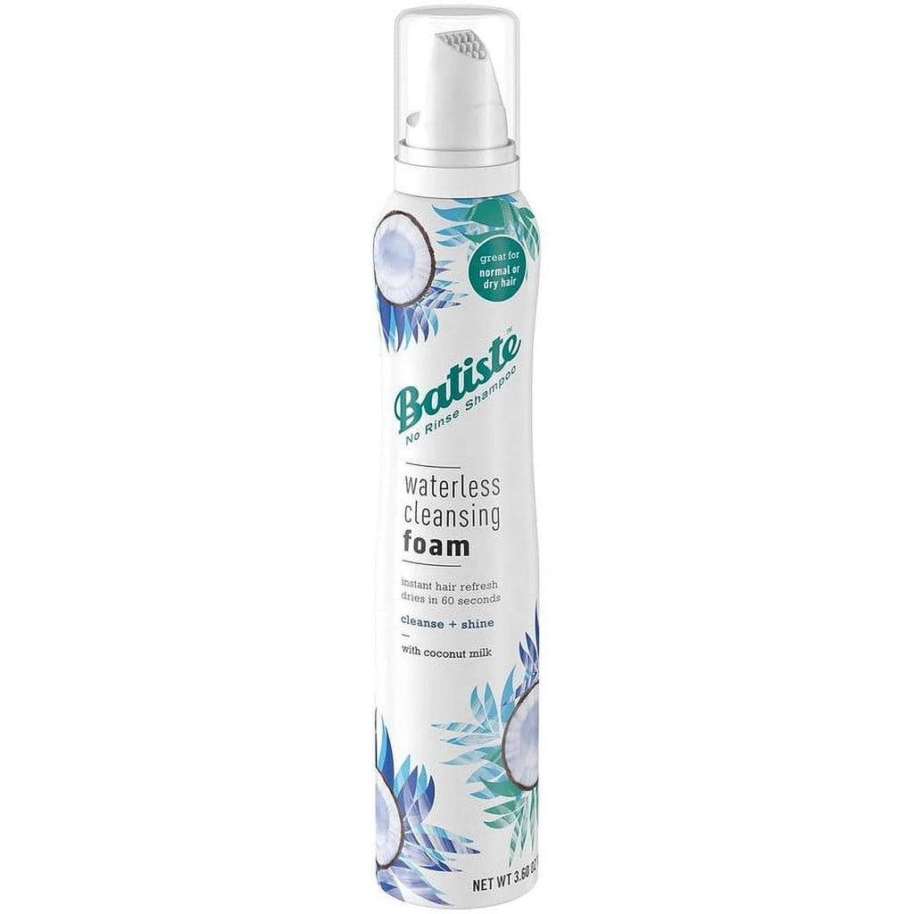 '+ Batiste Foam with Shine OZ(6pack) Cleanse Liquidless 3.6 Cleansing Milk, Coconut