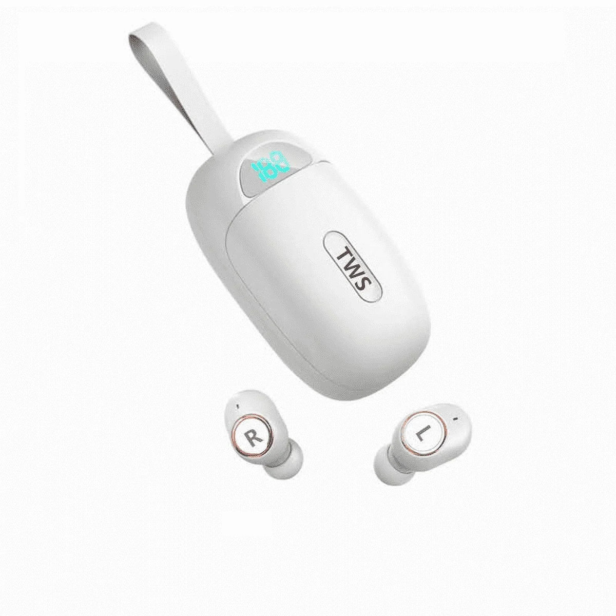 For , Calls Touch IPX7 3T Case Headphones Bass Sweatproof Charging Immersive True Wireless Control 5.0 Bluetooth Sound with Deep with 2000mAh Stereo in-Ear OnePlus Earbuds