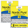 2 Pack 16x25x5 MERV 10 Honeywell/Lennox Air 3/8) (4 Filters Replacement