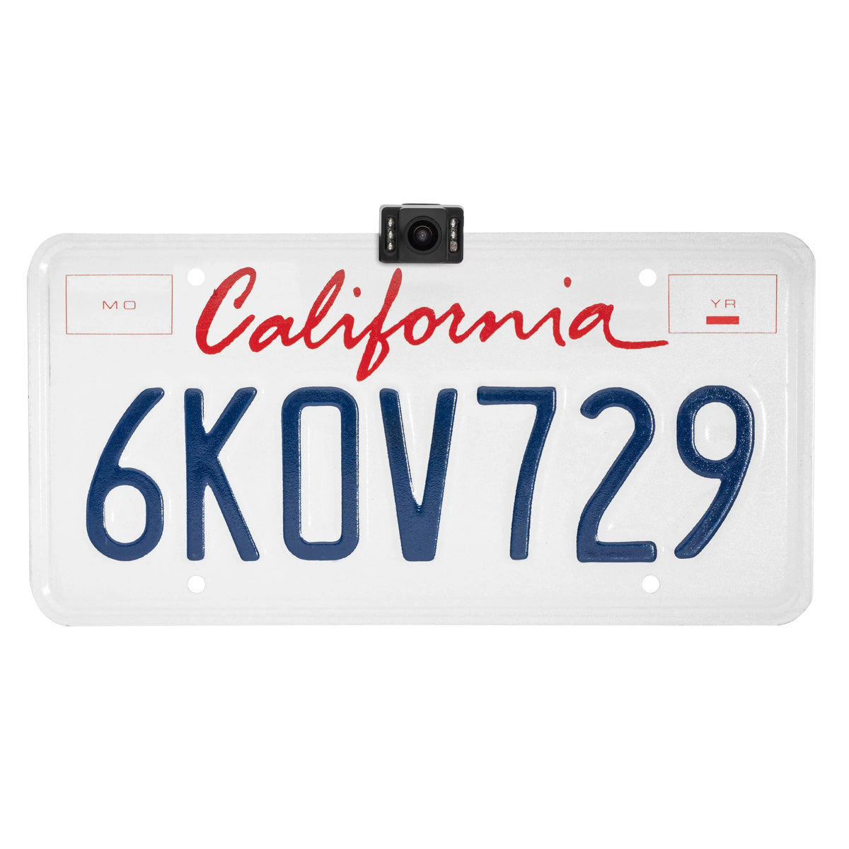 Plate - License (Black) Night with BOYO Camera Active Concealed Parking and Vision s Backup VTL17IRTJ