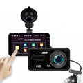 4 Cam DVR Lens Vehicle Driving Dual Car 1080P Recorder LCD Video Camera Dash