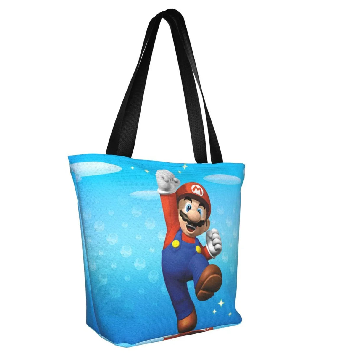 Beach Super School Shopping Women's Tote Funny Mario Shoulder Travel Large Business Work Handbag For Bag Capacity