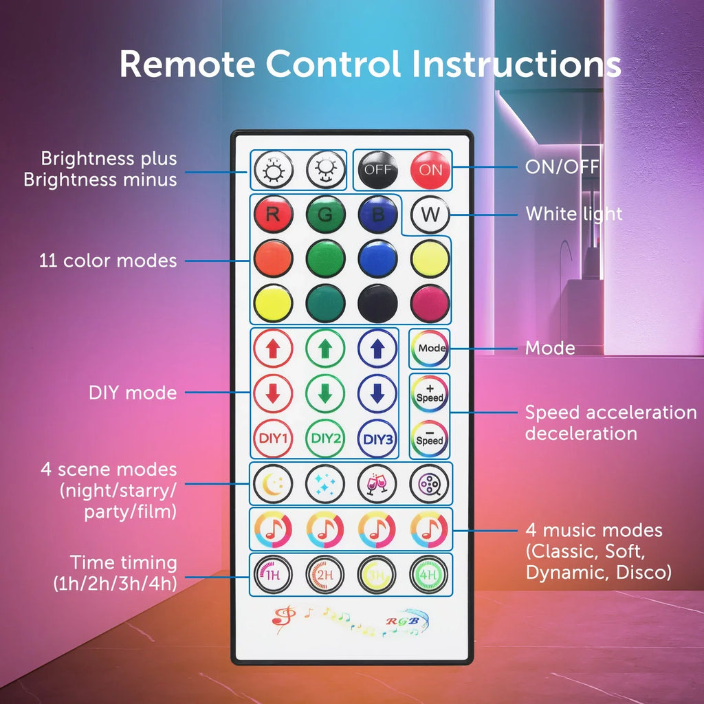 Smart Floor LED WiFi Syn Lamp, Color eco4life Dimmable, Changing, Standing Music