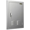 Door Stainless Steel BBQ inch Door 17x24 Access Storage for Vertical Vents Single with Island