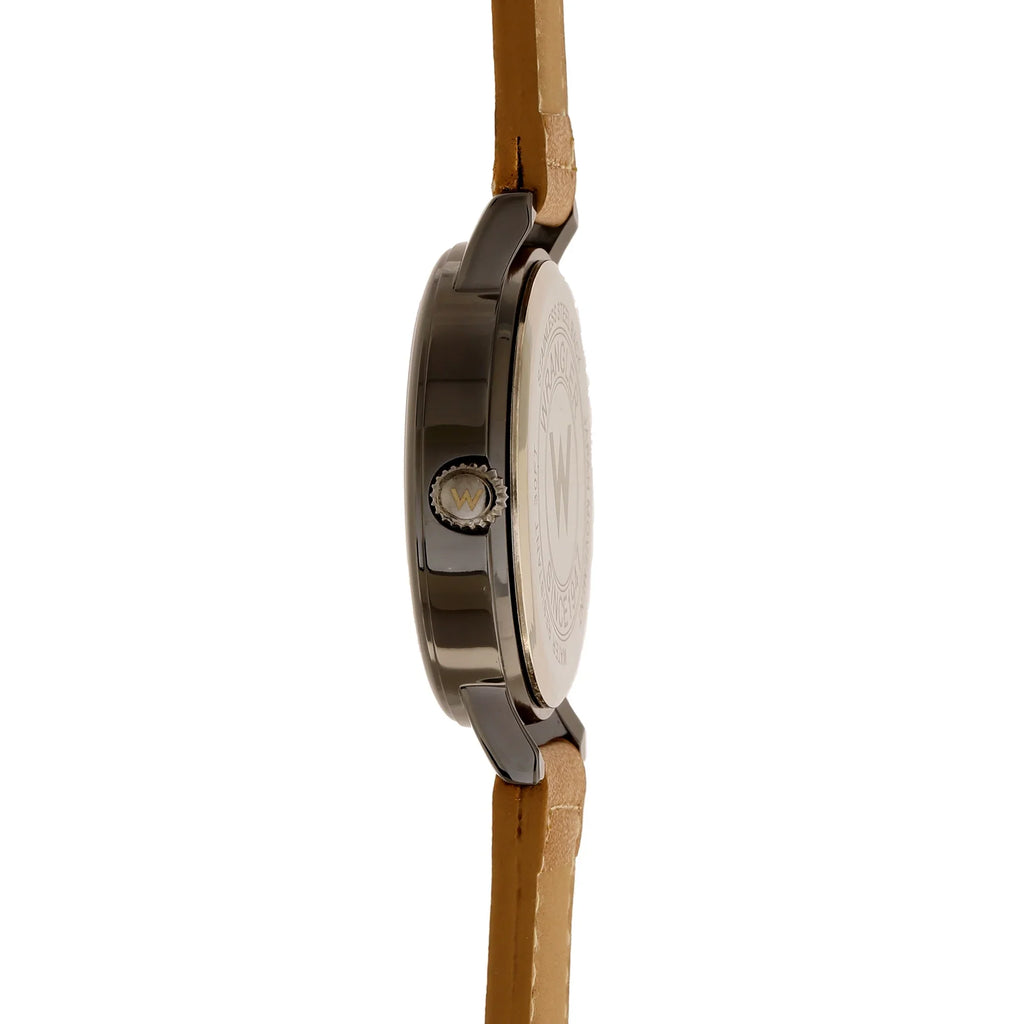 Yellow Brown Dial, Wrangler Strap Watch 42mm