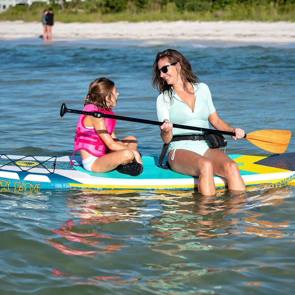 Paddle Stand Glove Up White/Blue Package, Body Board Inflatable Cruiser