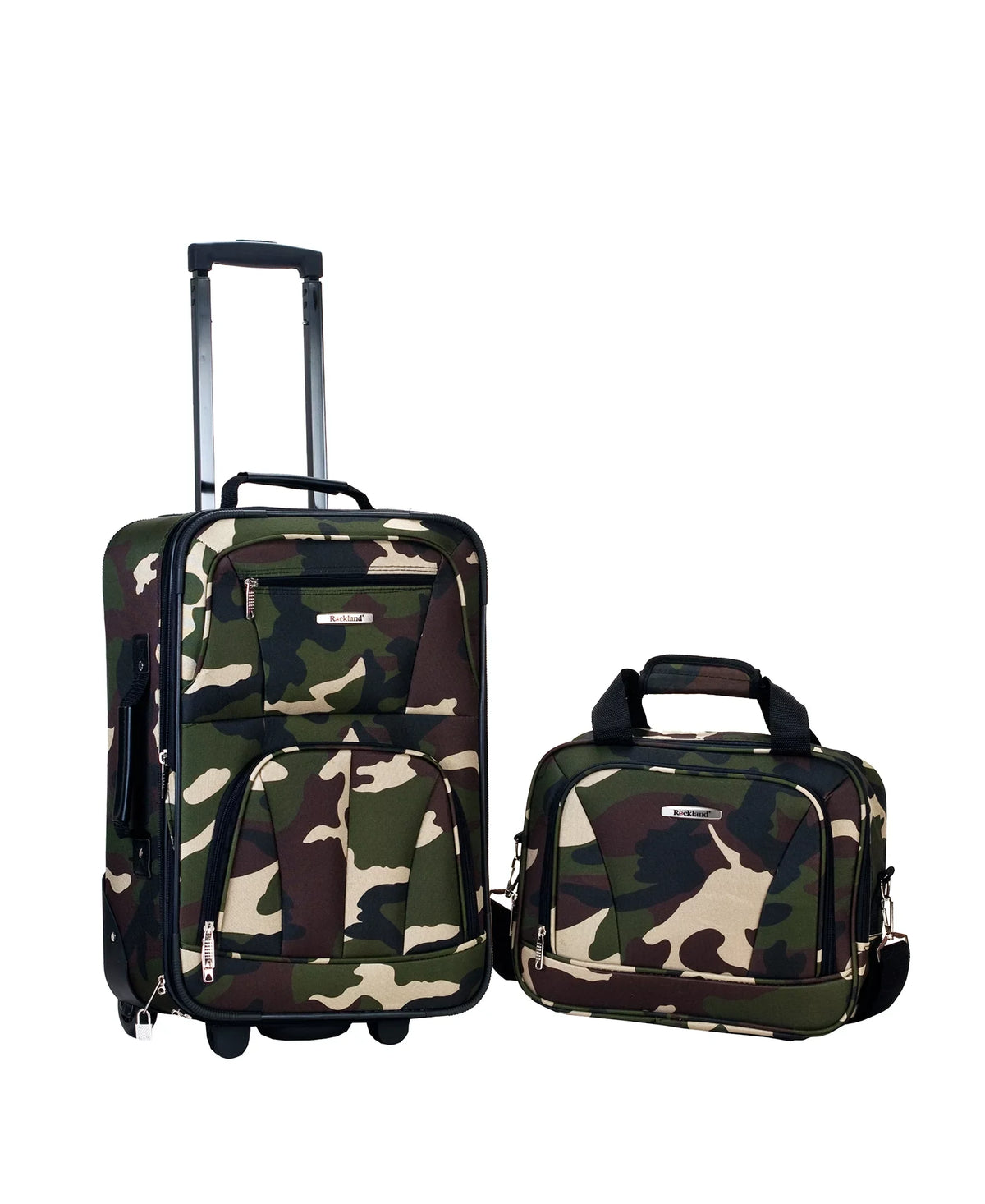 Rio Rockland Luggage Carry-On Luggage Set 2-Piece SoftSide