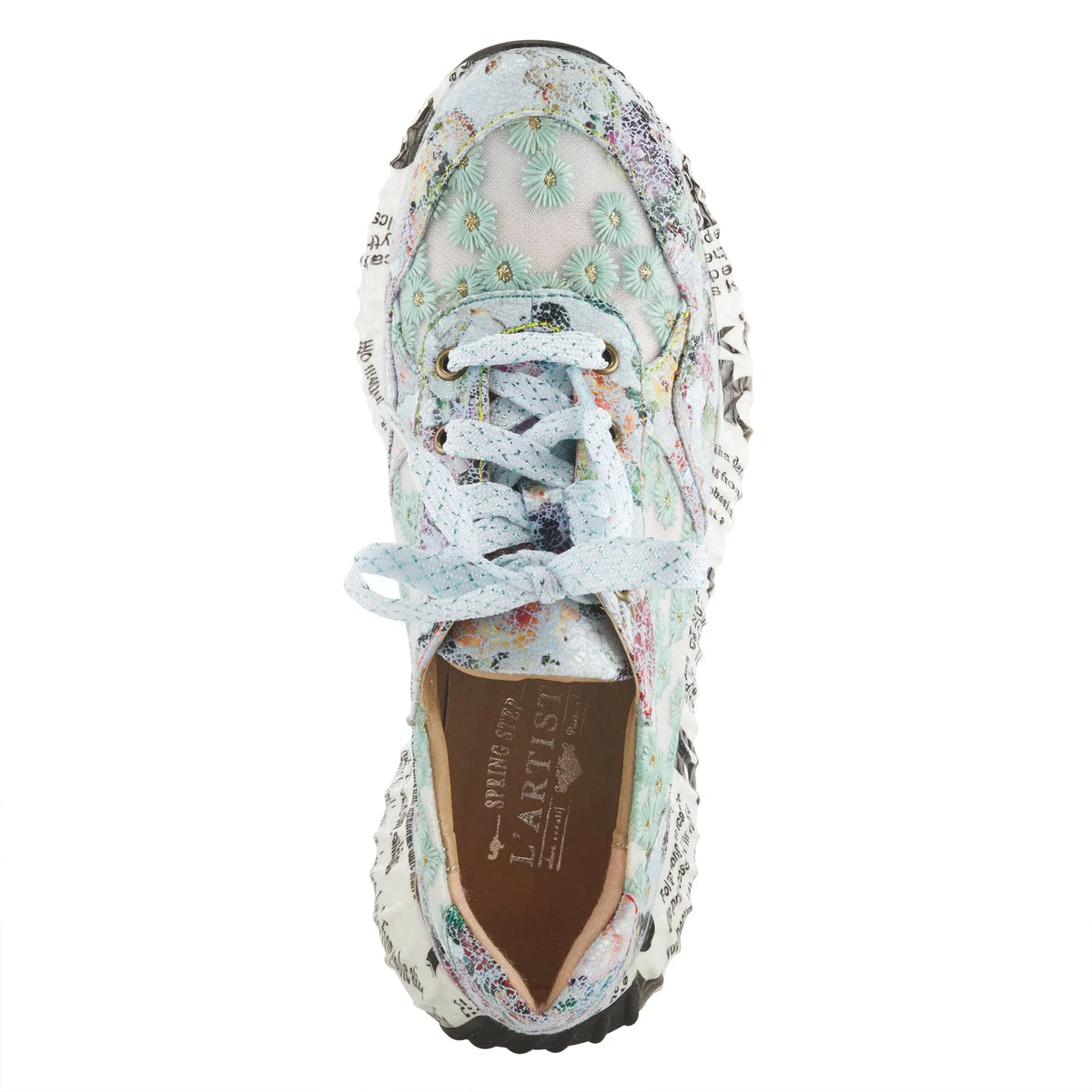 / Daisymae US Step Women's L'Artiste Fashion Spring Sneaker 10.5-11 Beige EU 42 Multi