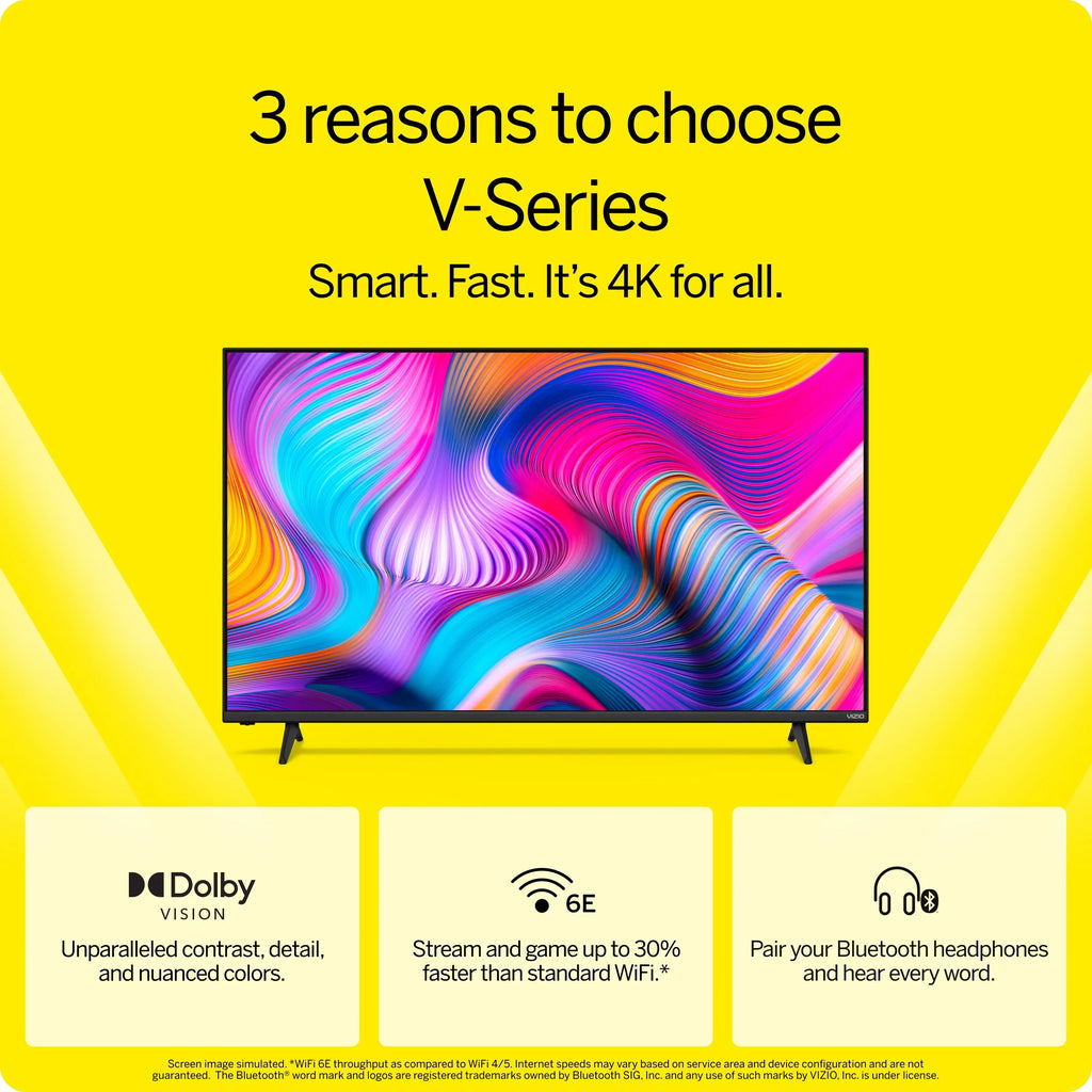 TV V-Series 43" Smart Class VIZIO LED 4K HDR V435M-K04 2023