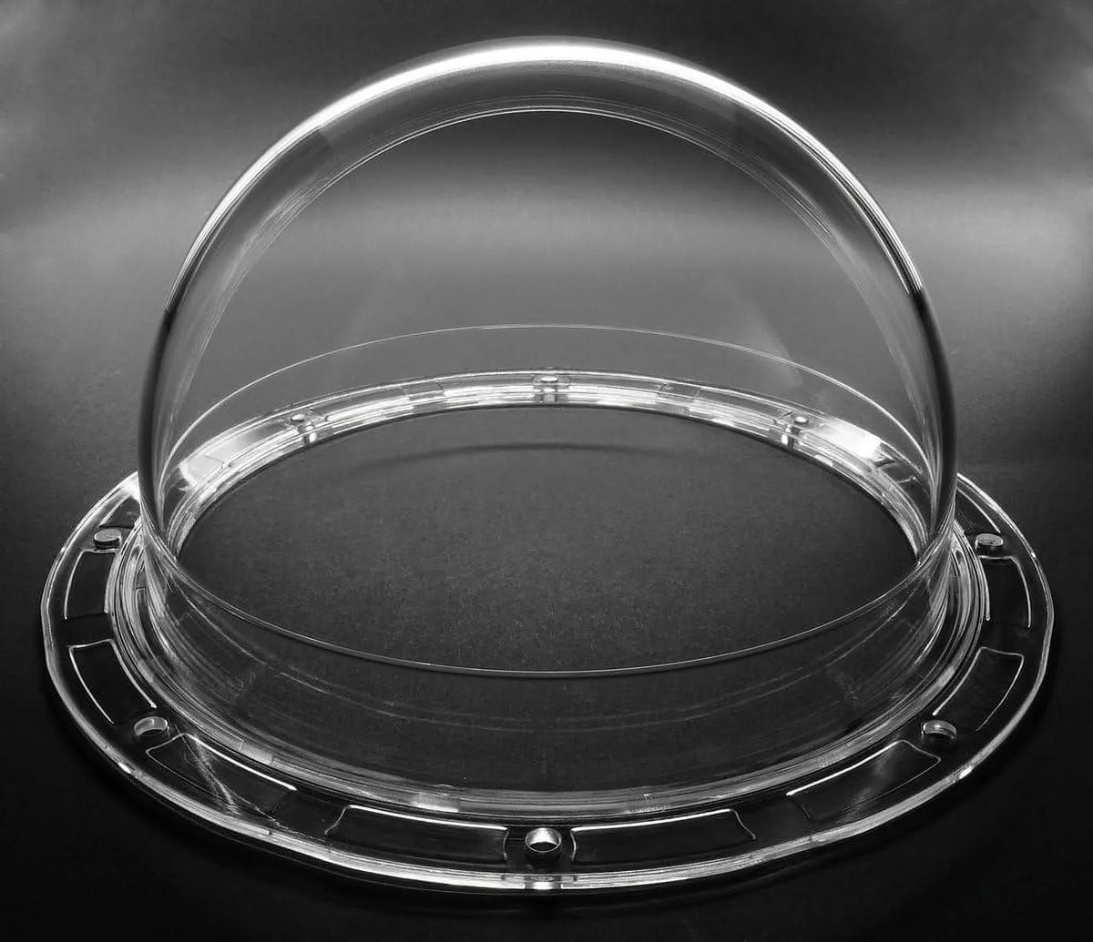Security Camera Dome Inch Cover Camera CCTV Housing Indoor/Outdoor 5.6 Dome Clear