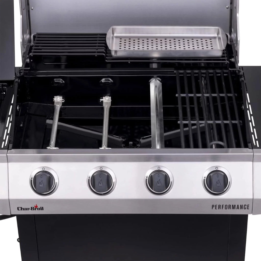 Stainless Performance Char-Broil 4 Gas Series Propane Grill Steel Burner