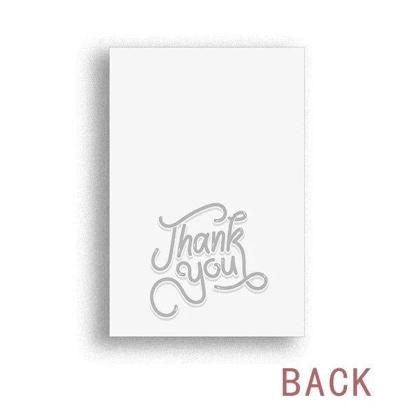 Note Raw Thank Texture Cards Chop Rib You Blank Meat Food Envelopes