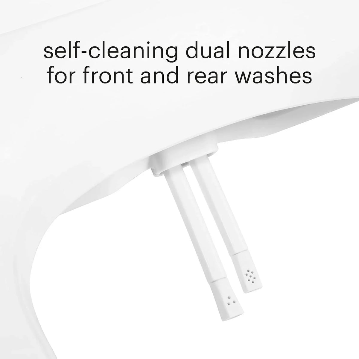 Swash White Brondell Ecoseat System Round Bidet