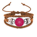 Leather Petal Flowe Wristband Ornament Pattern Flower Bracelet Jewelry