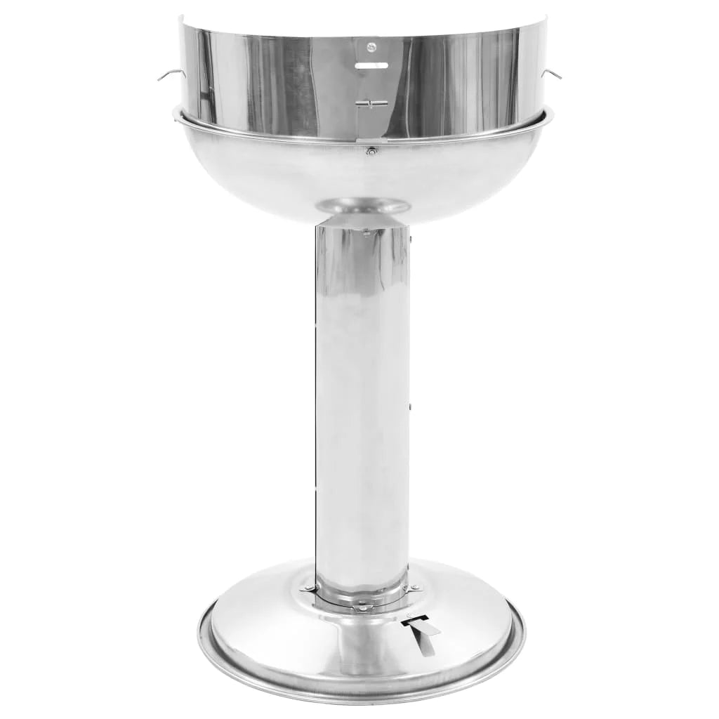 BBQ Stainless Buyweek Pedestal Steel Charcoal Grill