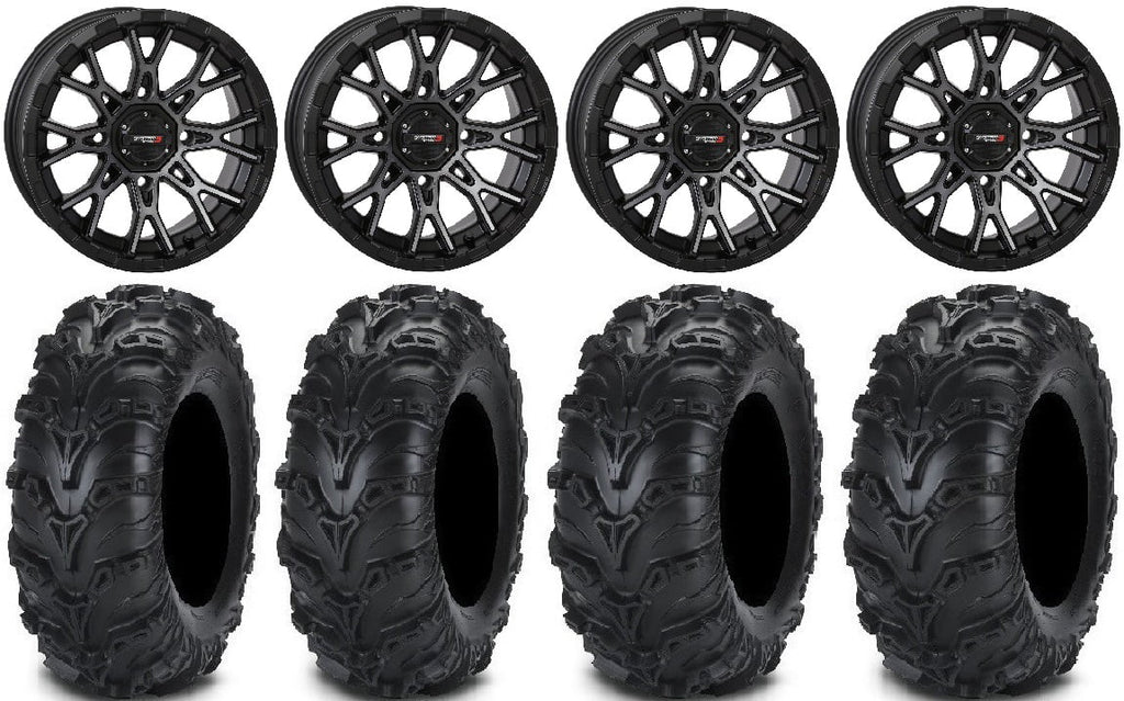 Tires XP / XP Tint ST-6 Ranger Dark XP 3 Mud PRO 28" RZR Lite Polaris / II System 1000 900/1000 Wheels 14"