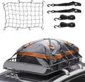 150lb x Luggage Tie Top SUV, Carrier Rooftop Construction Extension Rack Rack, Bag, Eyoloty and Down Holder Steel Liquidproof Net, for Strap, 34" Capacity, Cargo 54" Car Heavy Duty Basket Roof with