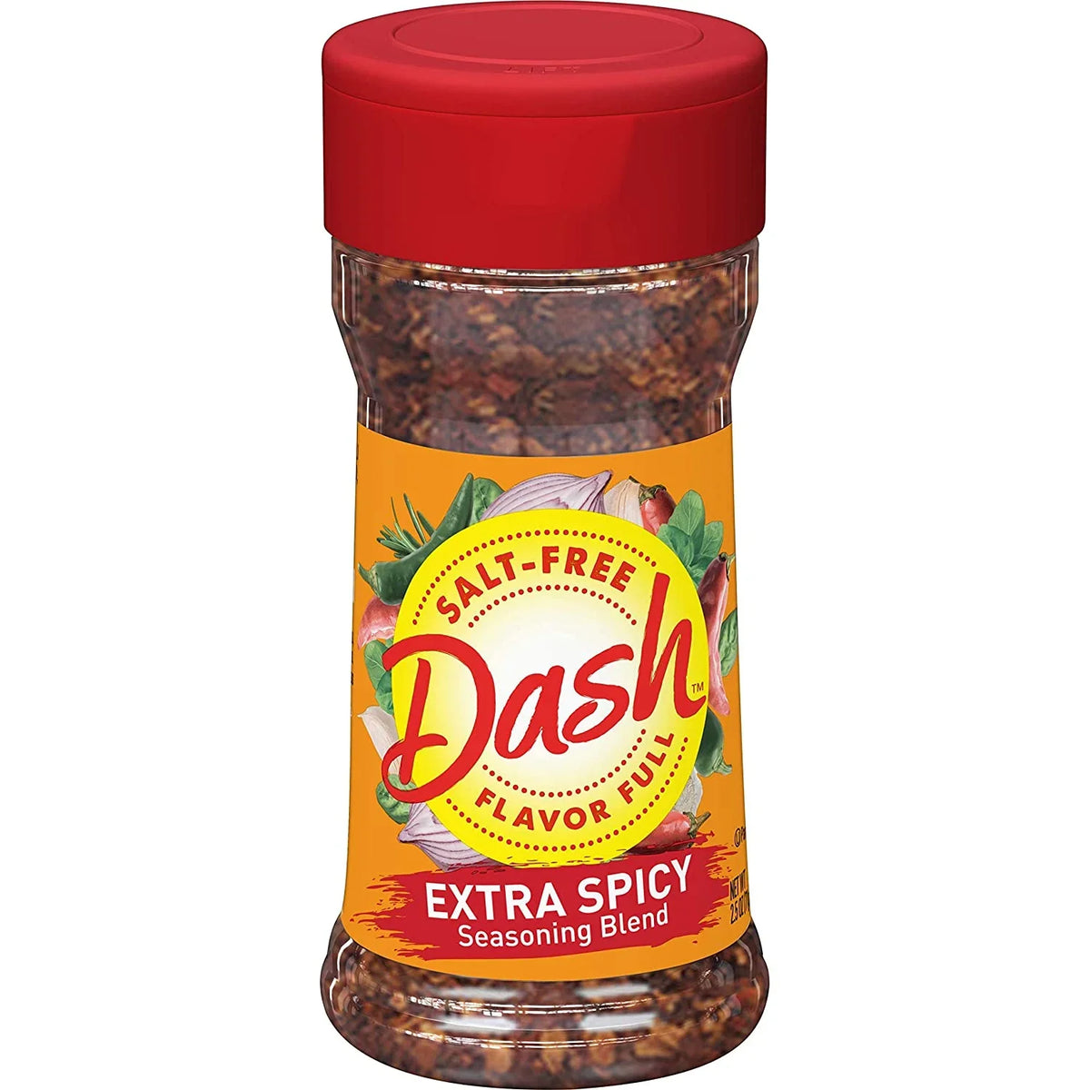 oz. of Bottles Spicy Extra Salt-Free Seasoning Dash Blend, 12) 2.5 (Pack