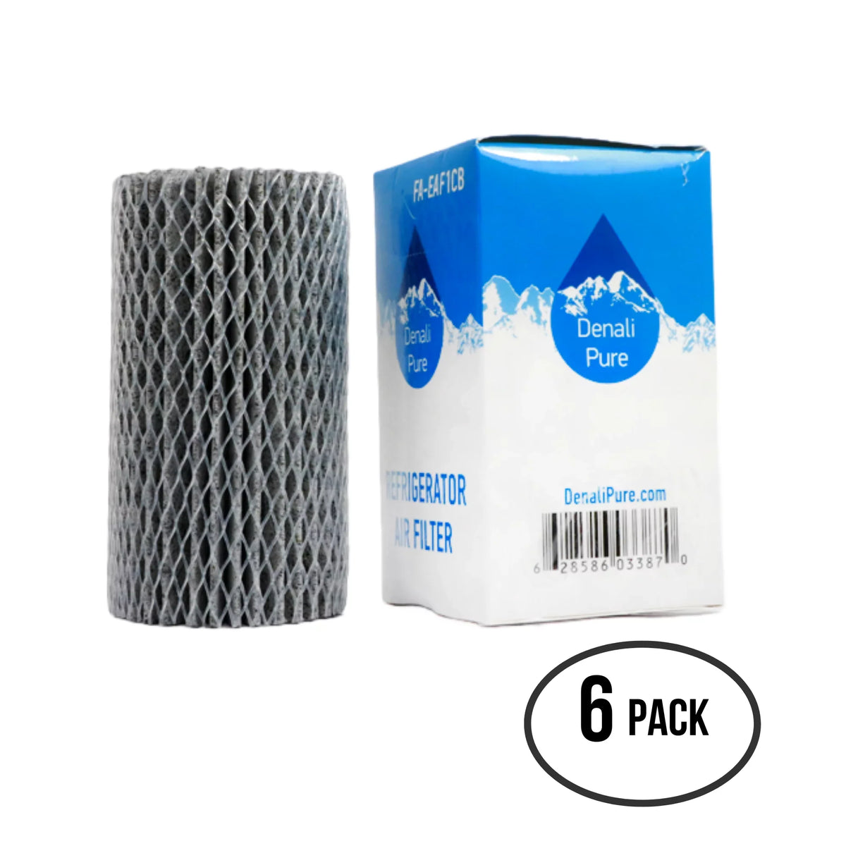 Air - Air Refrigerator Electrolux Filter Electrolux Fridge with Filter Replacement FGHC2378LE3 Compatible 46-9917 for EAF1CB, 6-Pack