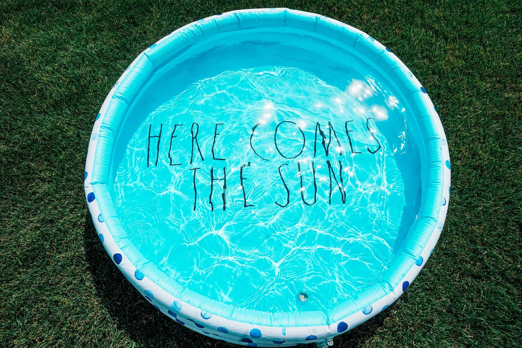 Dunn Sun Here Inflatable Polka Dot The Comes Indigo - Mini Pool 38012G Rae