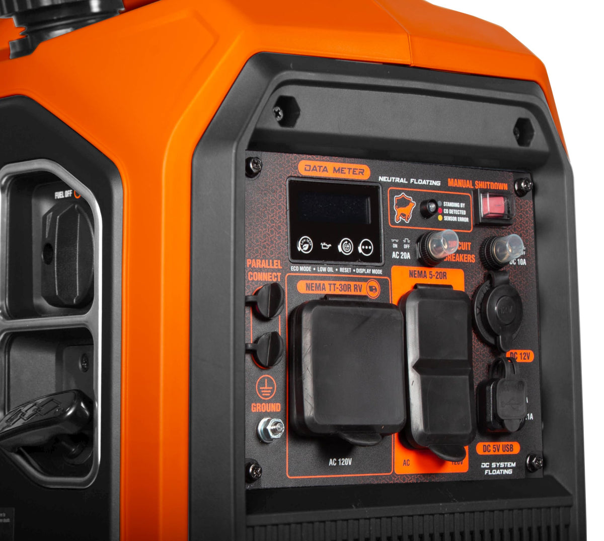 WEN Quiet and Lightweight 3600-Watt Dual Fuel RV-Ready Portable Inverter Generator with Fuel Shut Off and CO Watchdog (DF360iX)